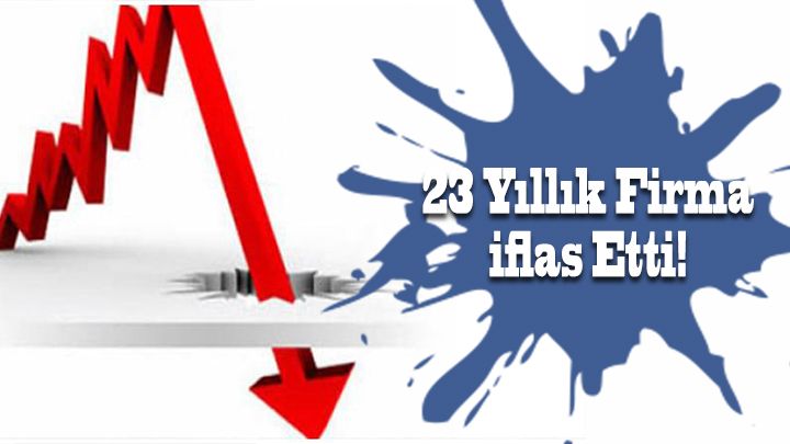 23 yıllık gıda firması iflas etti!          