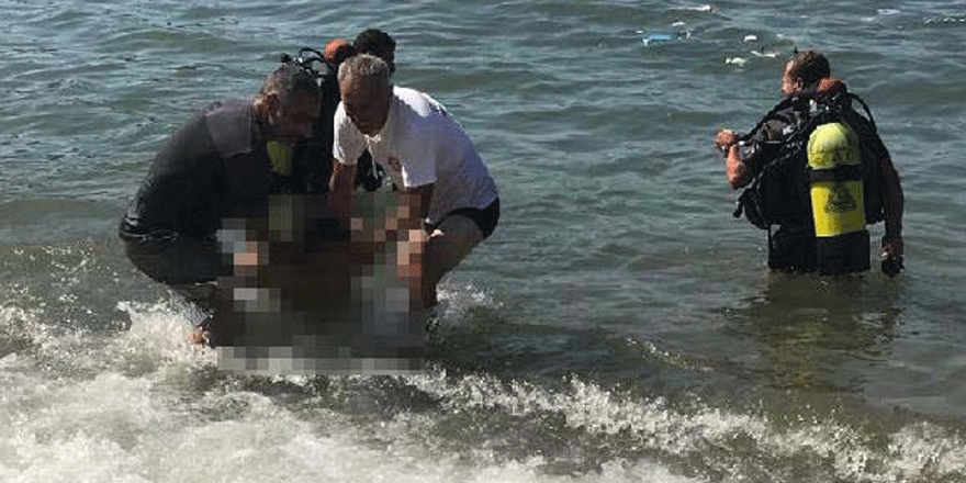 Serinlemek için denize giren genç boğuldu