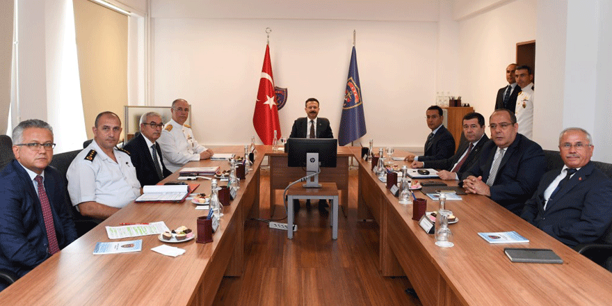 İl Güvenlik ve Asayiş Koordinasyon Toplantısı gerçekleştirildi