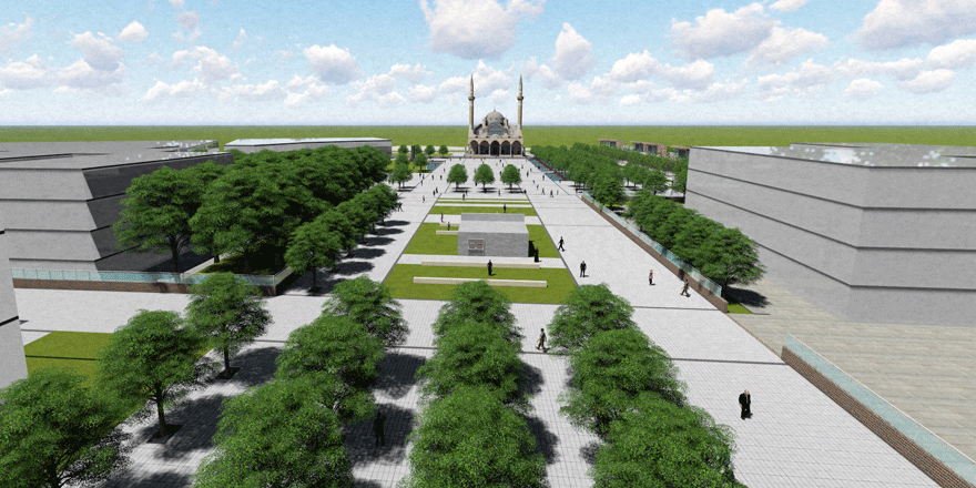 Büyükşehir’den kent meydanı