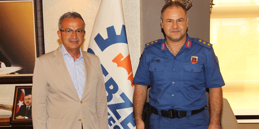 Jandarma Komutanı Köşker’le görüştü
