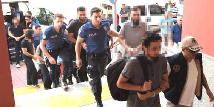 Terör örgütü mensupları adliyeye sevk edildi
