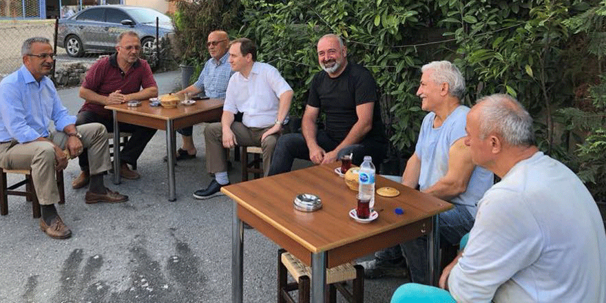 Köşker çarşı esnafını ziyareti