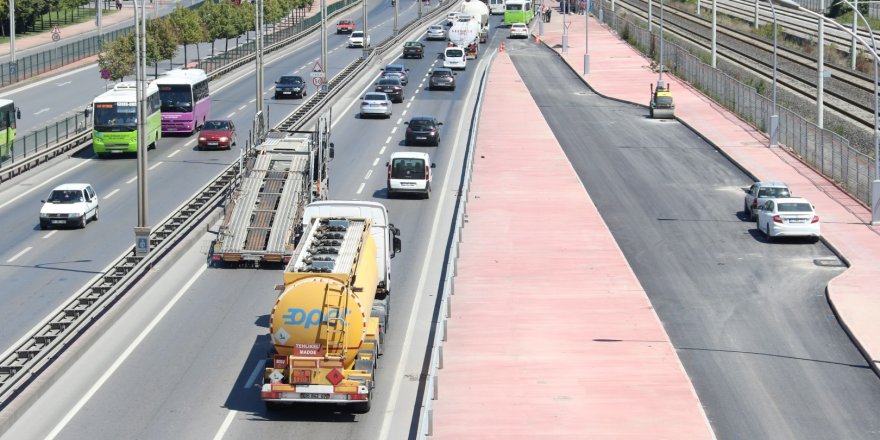 Toplu taşıma araçlarının ek şeridi açılıyor