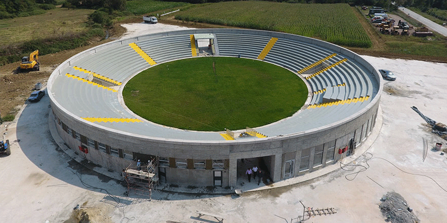 İshakçılar Er Meydanı güreşlere hazır  