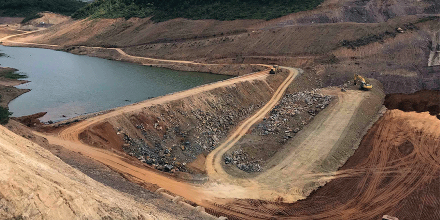 Gebze Kovalıdere Göleti İnşaatı Sürüyor