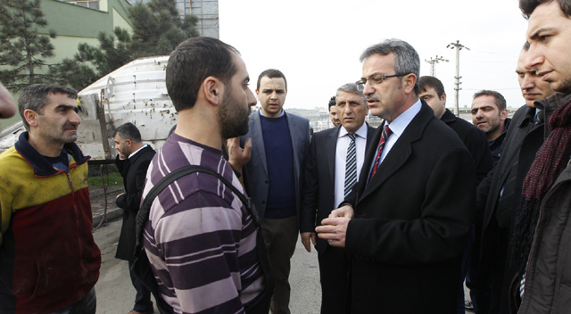 Köşker’e Küçük Sanayi esnafının sorunlarını dinledi
