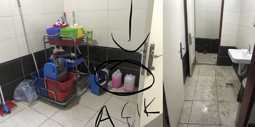 Hastanenin tuvaletleri bakımsız