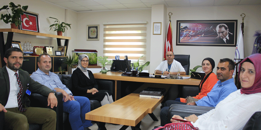 Katırcıoğlu Başhekim Şaşkın'ı ziyaret etti