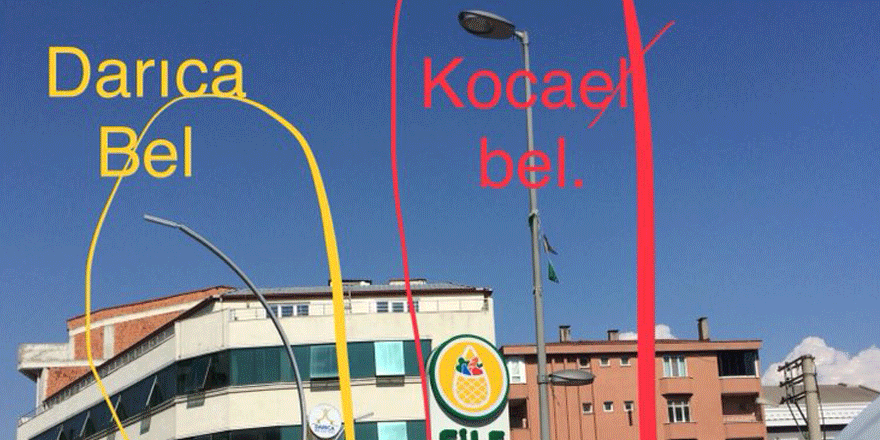 3 metre arayla 2 farklı direk