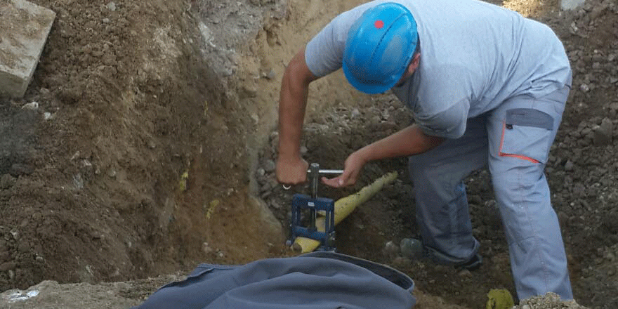 Doğalgaz hattı patladı