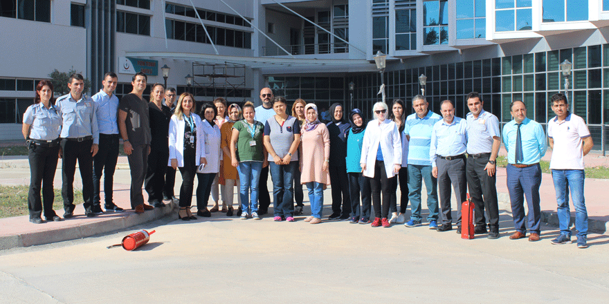 Yangın tatbikatı gerçekleştirildi