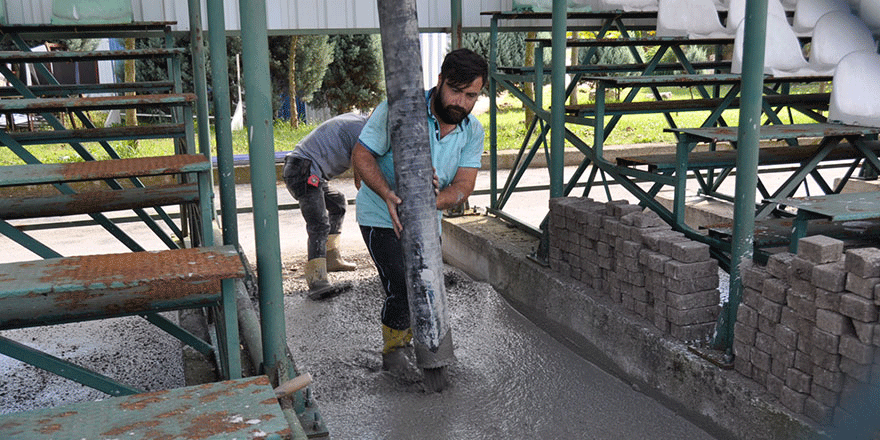 Tribünler yenilendi