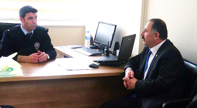 Turan'dan polise ziyaret