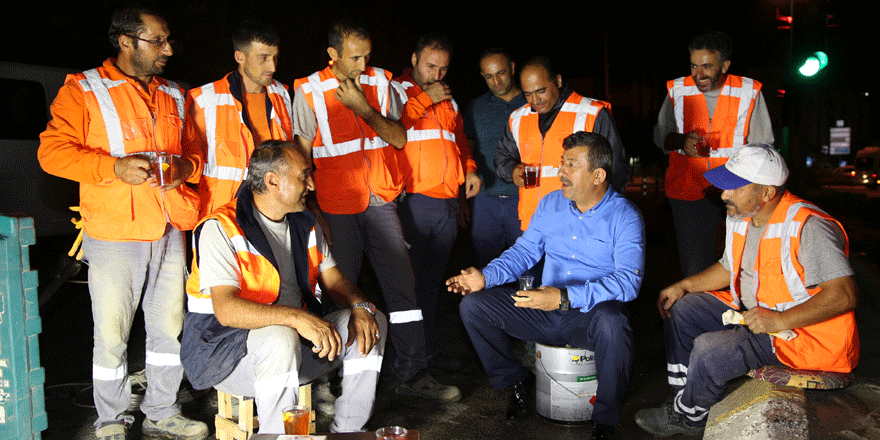 Karabacak’tan gece denetimi