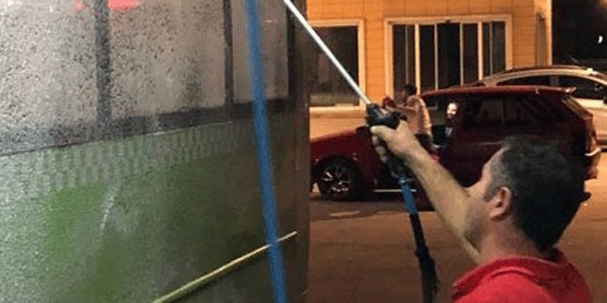 Otobüslere günlük temizlik