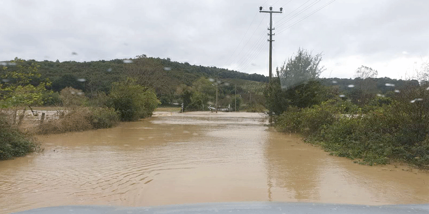 Tarım alanları su altında kaldı