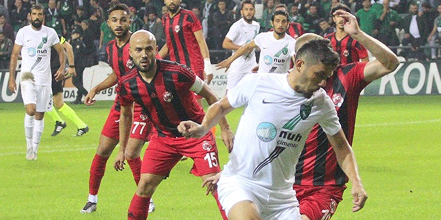 Kocaelispor’da şok mağlubiyet 1-2