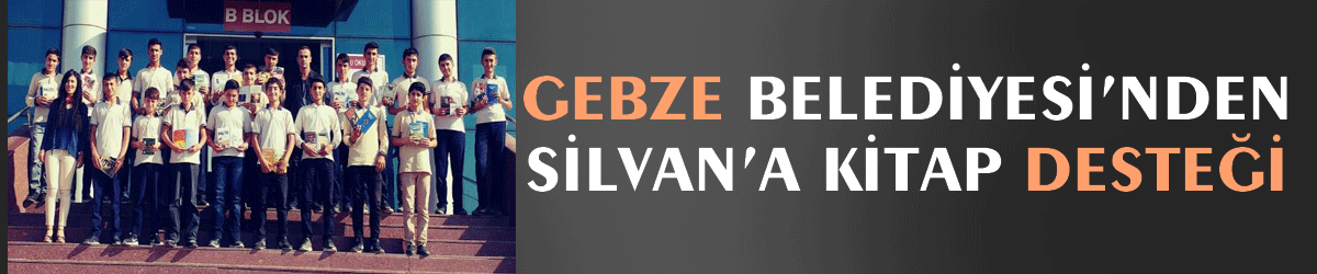 Gebze Belediyesi’nden Silvan’a kitap desteği