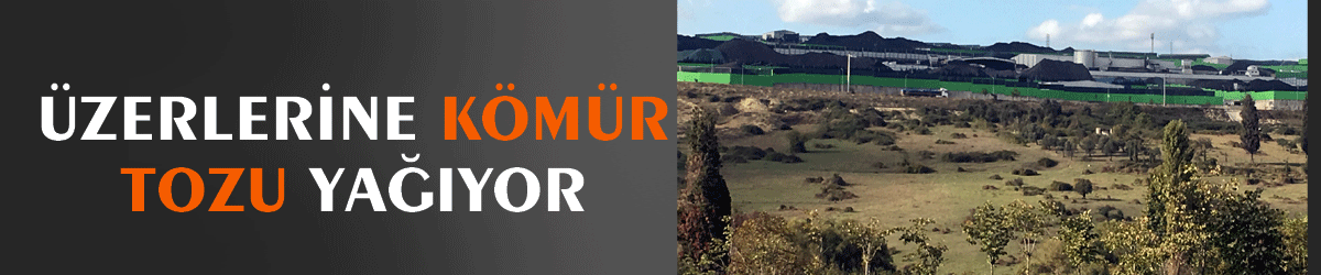 Üzerlerine kömür tozu yağıyor