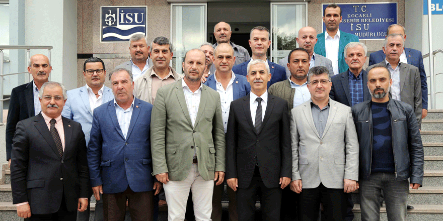  İzmitli  muhtarları ağırladı   