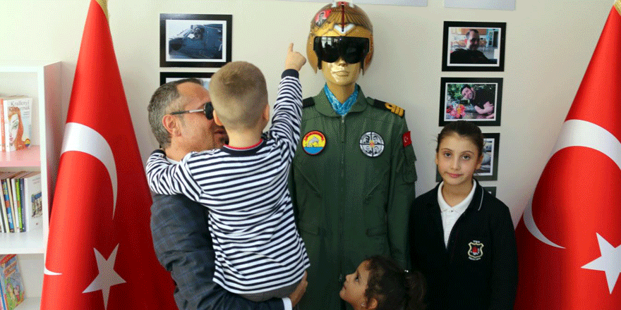 Şehit Binbaşının adı kütüphanede yaşatılacak