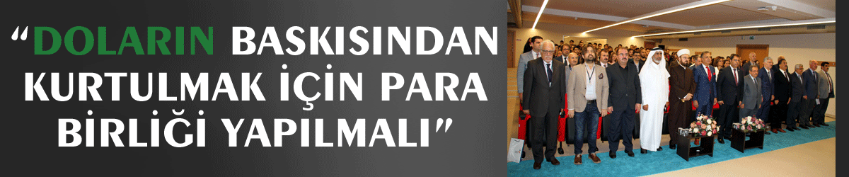 ​​​​​​​“Doların baskısından kurtulmak için para birliği yapılmalı”