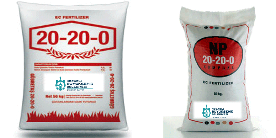 Çiftçilere 900 ton gübre desteği