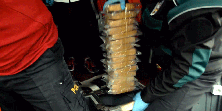 106 kilo eroin ele geçirildi