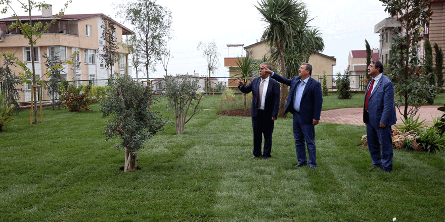 Botanik Park’ta incelemelerde bulundu