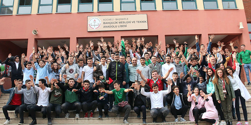 Bahçecik MTAL’de Kocaelispor coşkusu