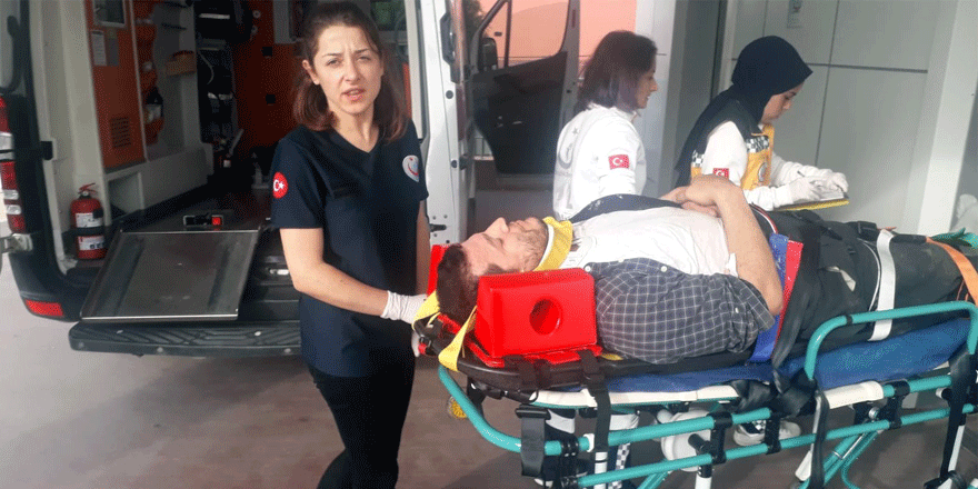 Hurma ağacından düştü!