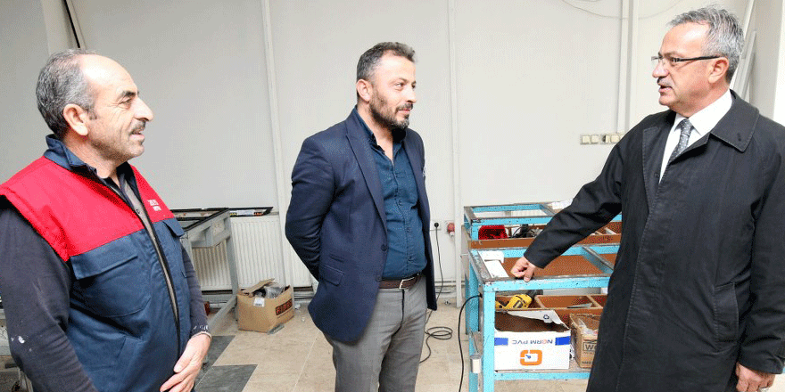 Köşker’den esnaf ziyareti