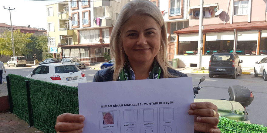  Oy pusulasında muhtarların fotoğrafı olsun