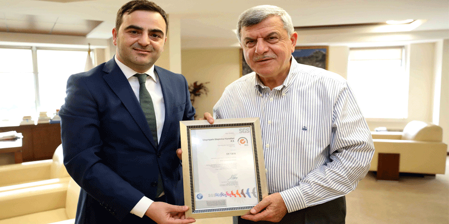 UlaşımPark’a hizmet kalitesi belgesi