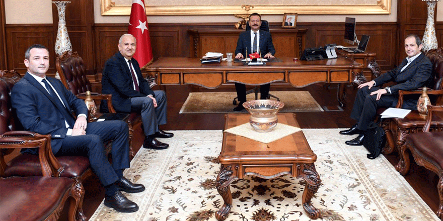Vali Aksoy ile görüştüler