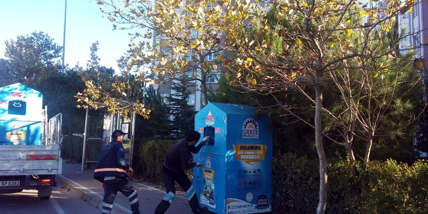 Giysiler çöpe değil geri dönüşüme