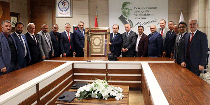 KASKF Mehmet Baykan’ı ziyaret etti