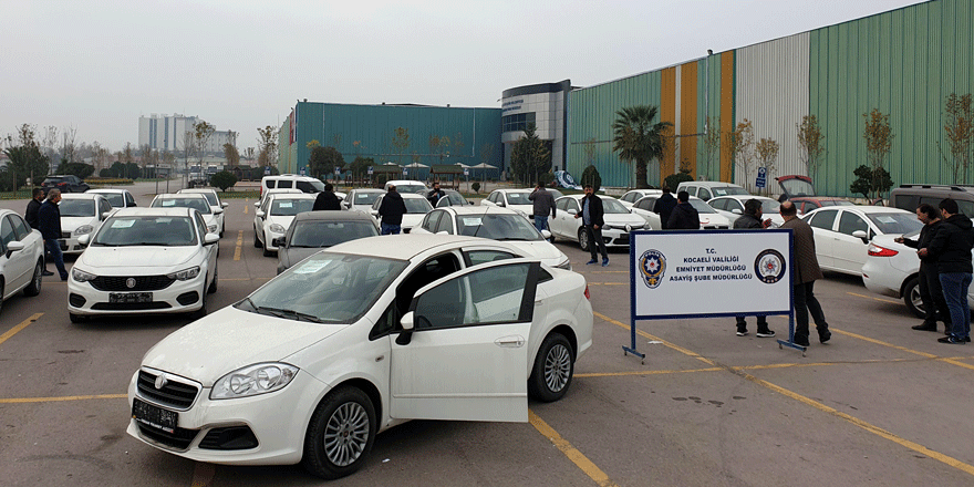 100 çalıntı araç ele geçirildi
