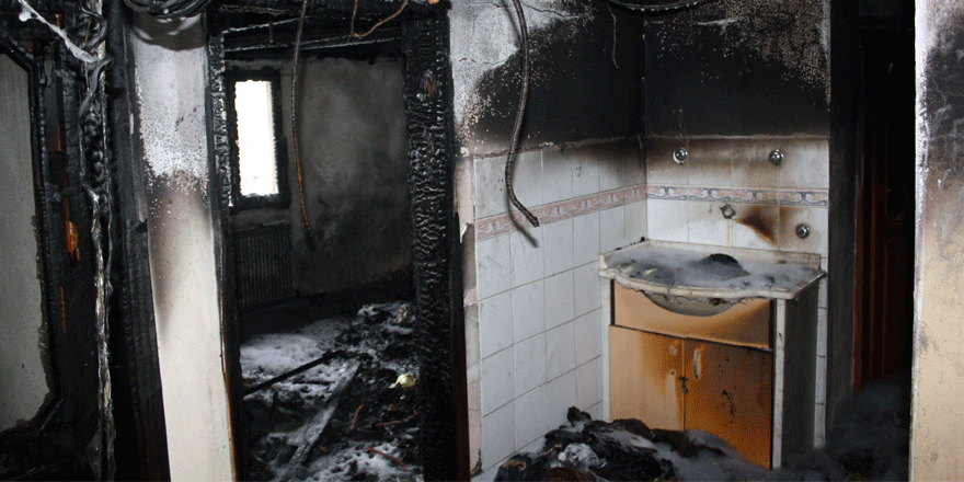 Baz istasyonunda yangın çıktı