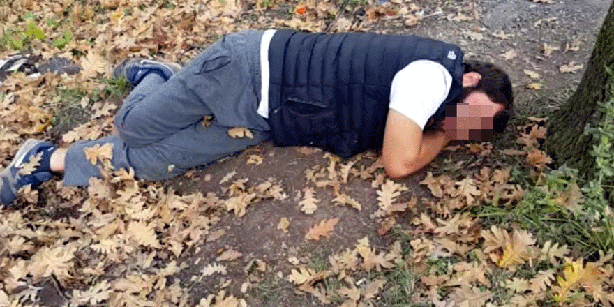 Ormanda uyuşturucu kullandılar