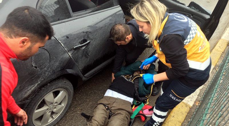 Seyir halindeki otomobile ateş açıldı: 1 yaralı