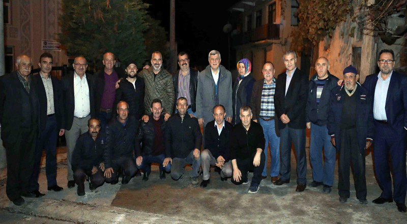 Bir günde  10 köyü gezdi