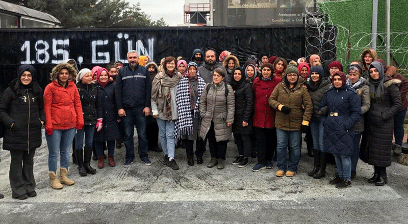 Nuriye Gülmen’den Flormar işçilerine ziyaret