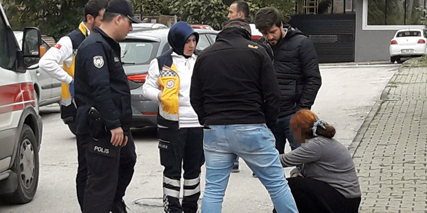 Eşiyle tartışınca üst geçide çıktı