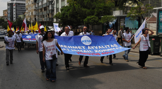 KESK’liler dört koldan Ankara’ya yürüyor