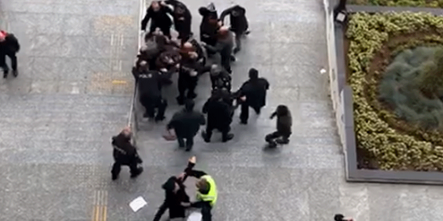 Boşanma davası sonrası kavga çıktı