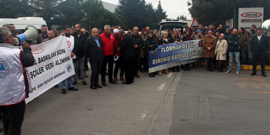 “Atılan işçiler geri alınsın!”