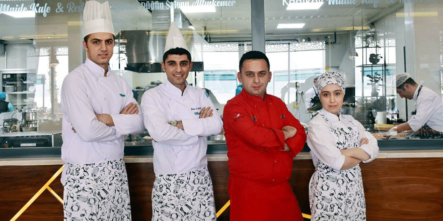 Genç şefleri madalyaları topladı