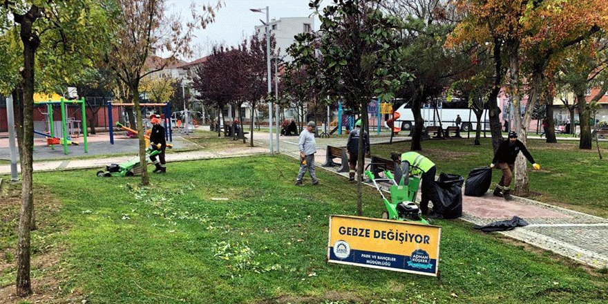 Gebze’nin Parklarında Kışa Hazırlık